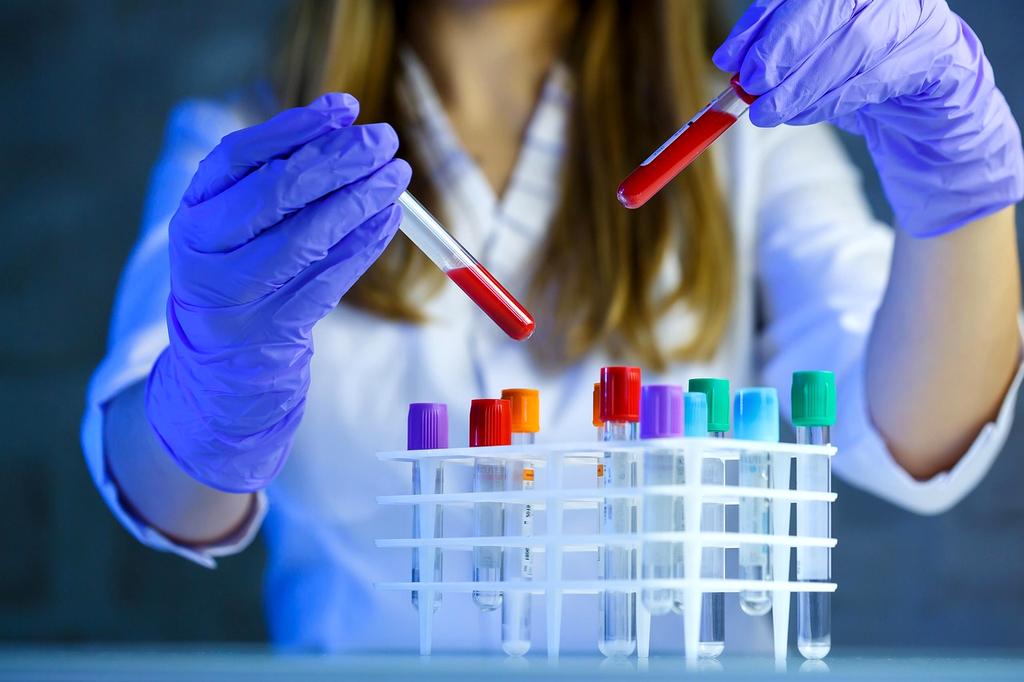 Professional color measurement laboratory with spectrophotometer equipment