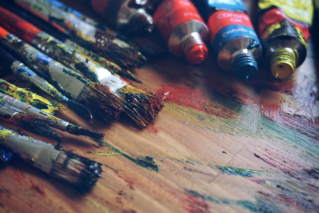 Color tools workspace with digital instruments and palettes